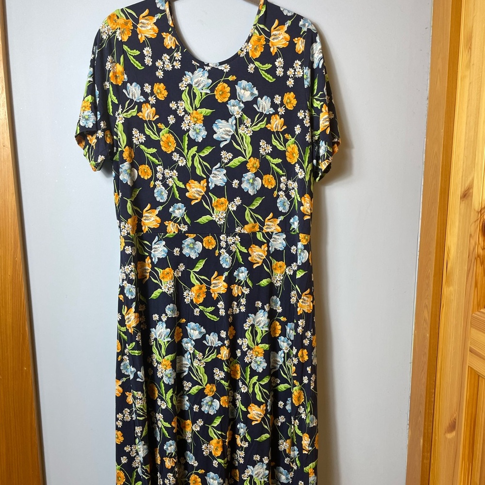 Draper James Flower Midi Dress
